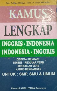 Kamus Lengkap Inggris-Indonesia Indonesia-Inggris