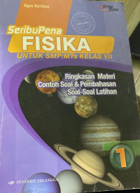 Seribu Pena Fisika; Untuk SMP/MTs Kelas VII