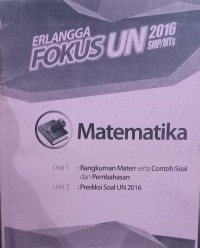 Erlangga; Fokus UN Matematika 2016 SMP/MTs