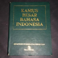 Kamus Besar Bahasa Indonesia