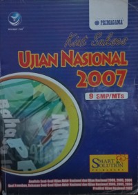 Kiat Sukses Ujian Nasional 2007 9 SMP/MTs